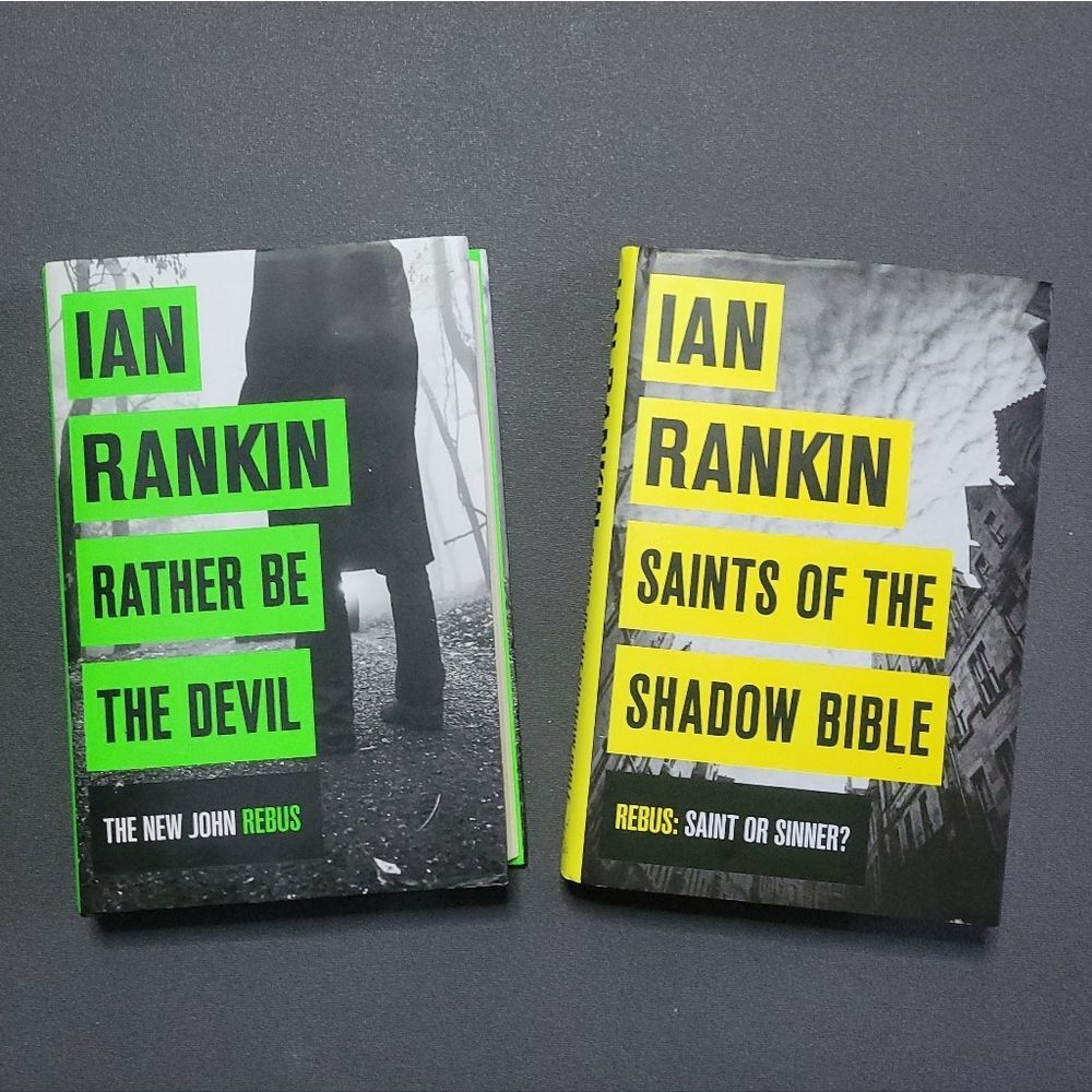 Ian Rankin Hardback Set Rather Be The Devil & Saints Of The Shadow Bible